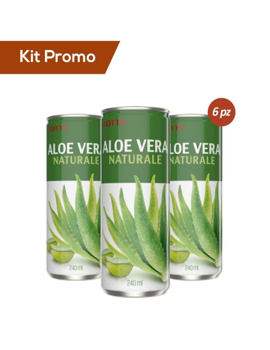 Click Cafe Bevande Energetiche | Box 6 Lattine Di Bevanda Aloe Vera Gusto Naturale