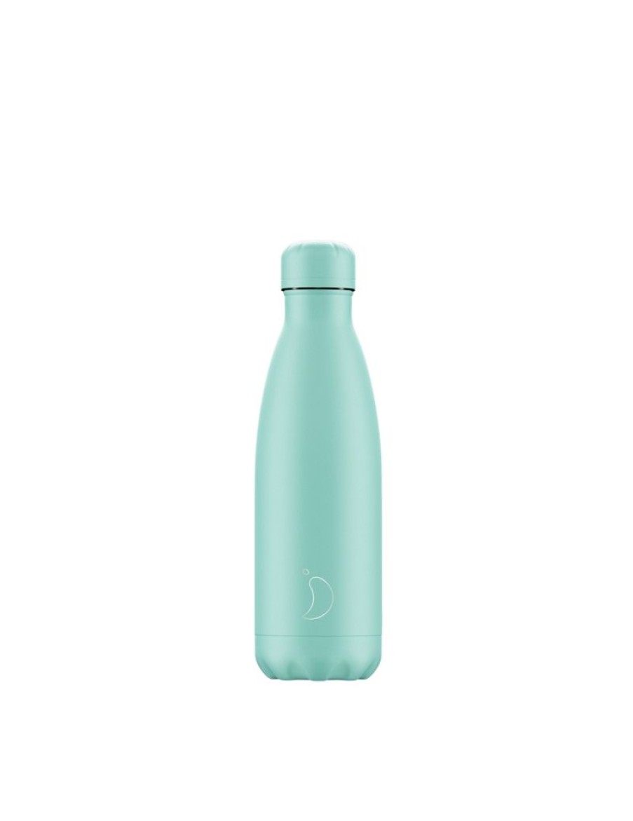 Click Cafe Borracce&Tazze Termiche E Accessori | Chilly'S Bottle Verde Pastello Tappo Verde 260Ml