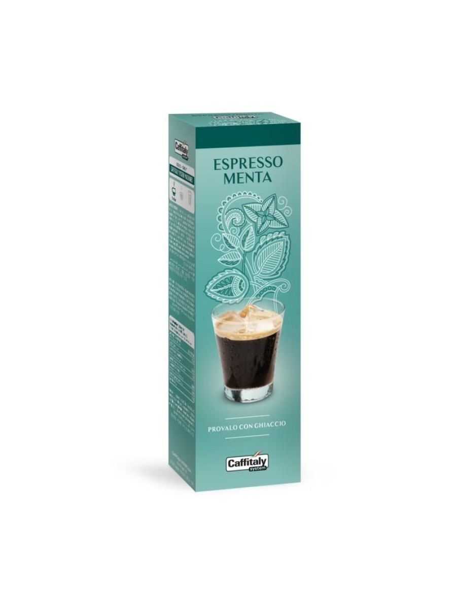 Click Cafe Capsule Caffitaly* Originali | 10 Capsule Espresso Menta Caffitaly