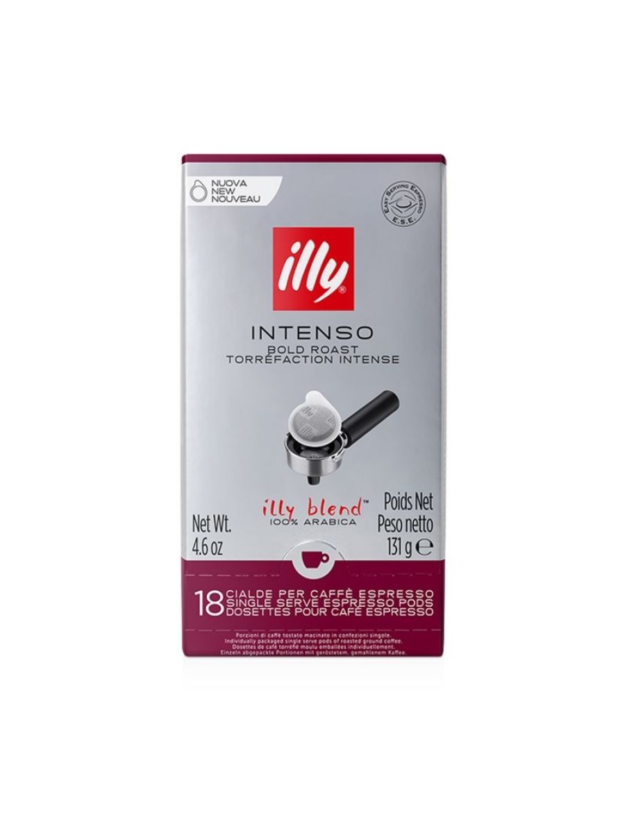 Click Cafe Cialde Caffe | 18 Cialde Ese Illy Nere Gusto Intenso Pieno E Corposo