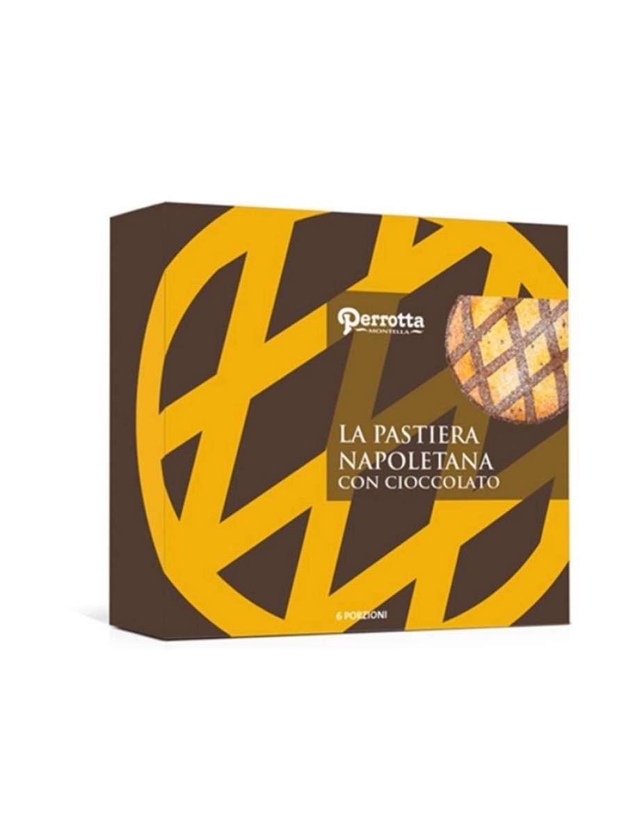 Click Cafe Biscotti Artigianali | Perrotta Pastiera Napoletana Al Cioccolato 400 Gr