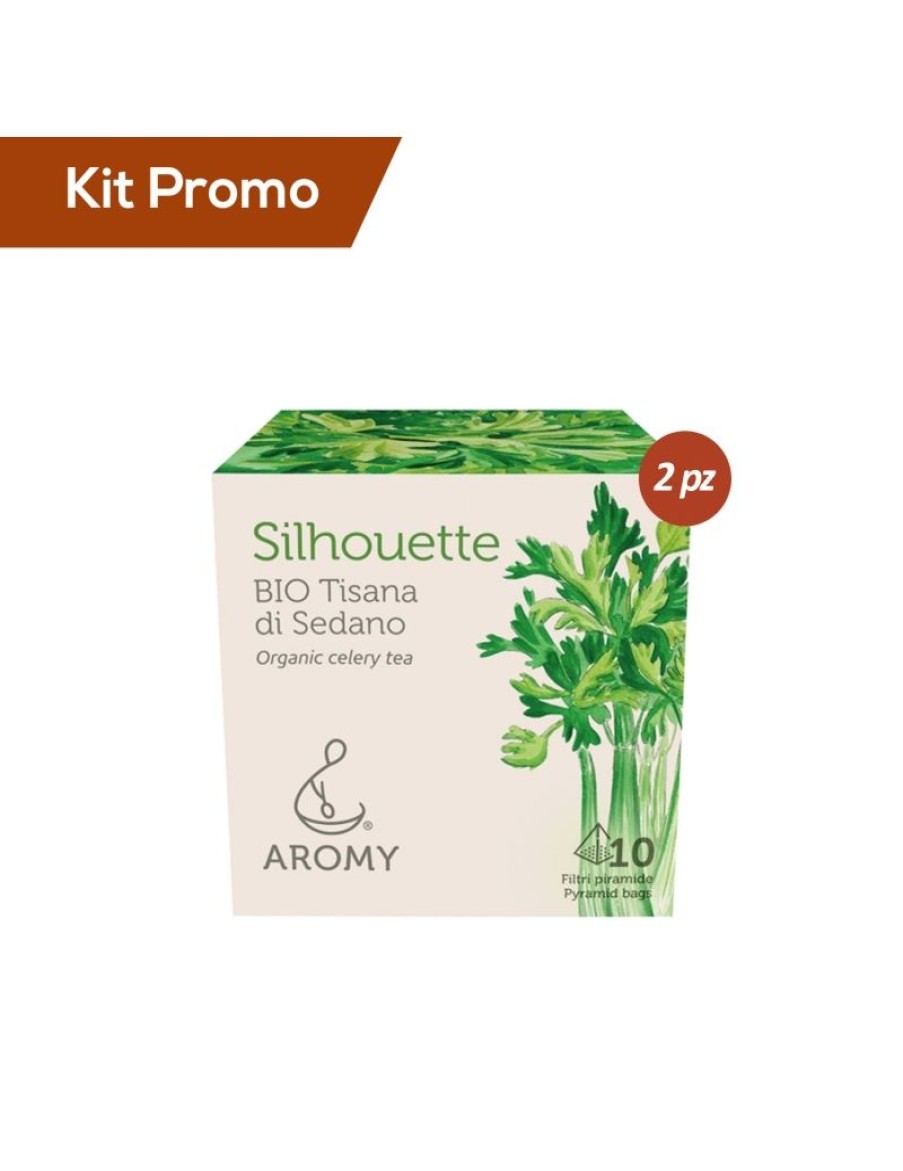 Click Cafe Tisane Biologiche | Kit 2 Astucci Tisana Biologica Di Sedano Drenante