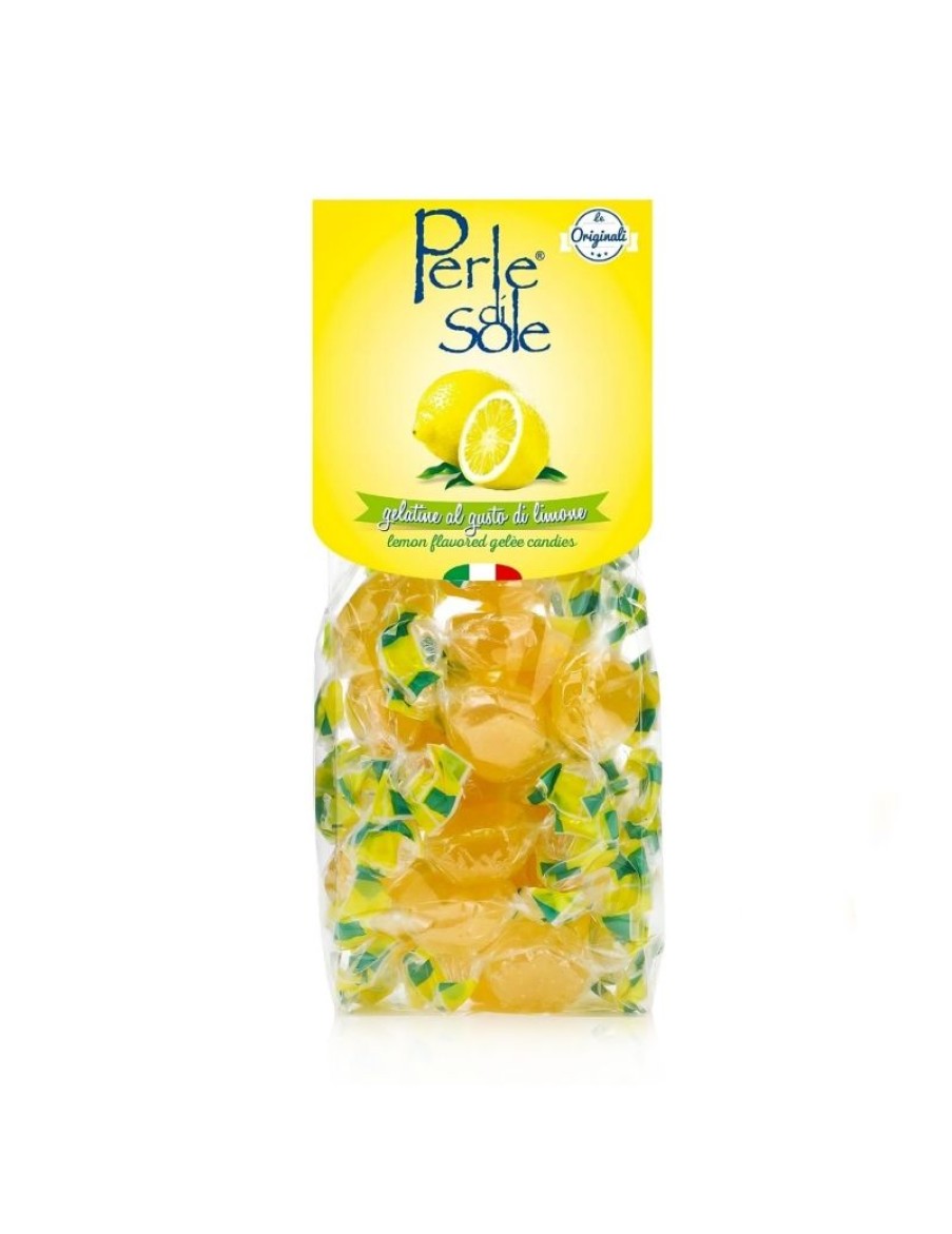 Click Cafe Caramelle Mentine E Liquirizie | Perle Di Sole Gelatine Gusto Limone 200Gr