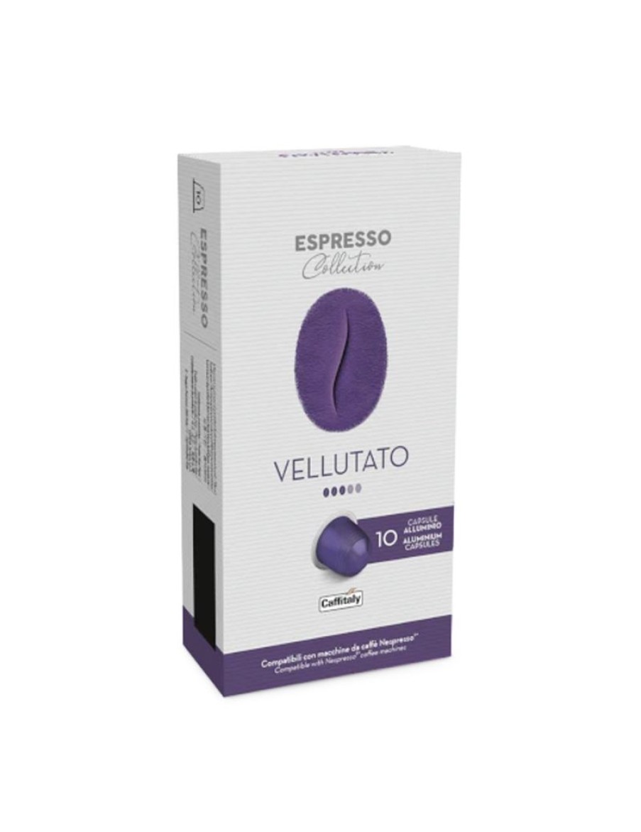 Click Cafe Capsule Compatibili Nespresso | Espresso Collection Vellutato - Caffitaly, Compatibili Nespresso