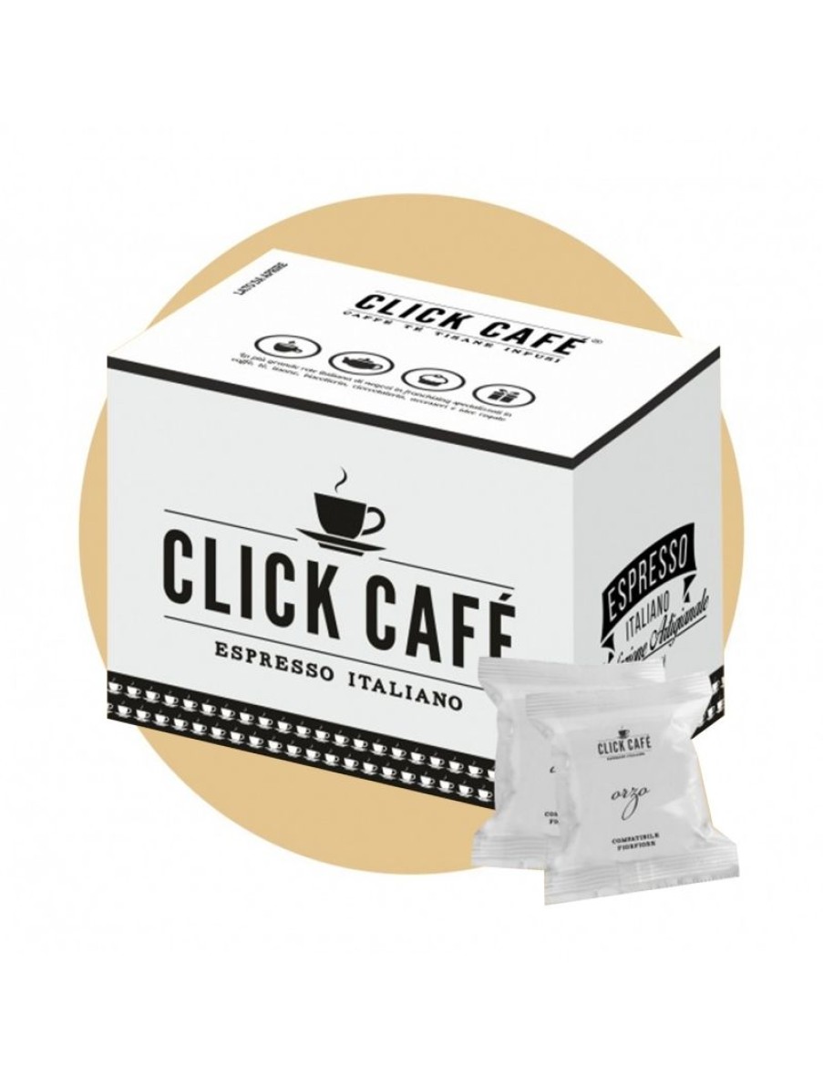 Click Cafe Capsule Compatibili Fior Fiore* Lui Martello | 50 Capsule Orzo Compatibili Fiore