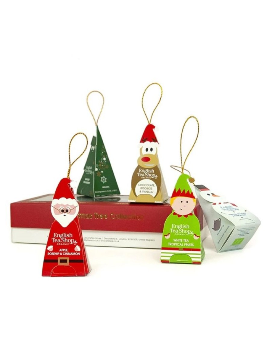 Click Cafe Te E Tisane English Tea Shop | Christmas Collection 10 Filtri Piramidali Bio 5 Soggetti Appendibili