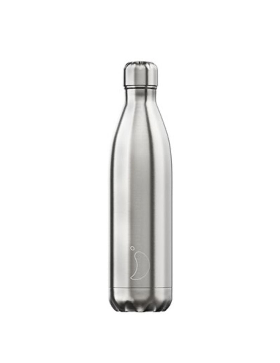 Click Cafe Borracce&Tazze Termiche E Accessori | Chilly'S Bottle Bottiglia Silver 750 Ml