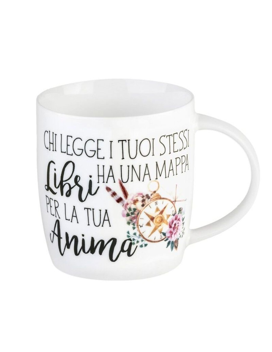 Click Cafe Tazzine Da Caffe E Tazze Mug | Mug Buongiorno Mappa Per Latua Anima 350Ml Bon China