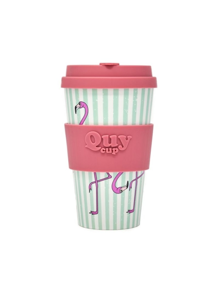 Click Cafe Quy Cup | Tazza Quy Cup Flamingo - R Pet - 400 Ml