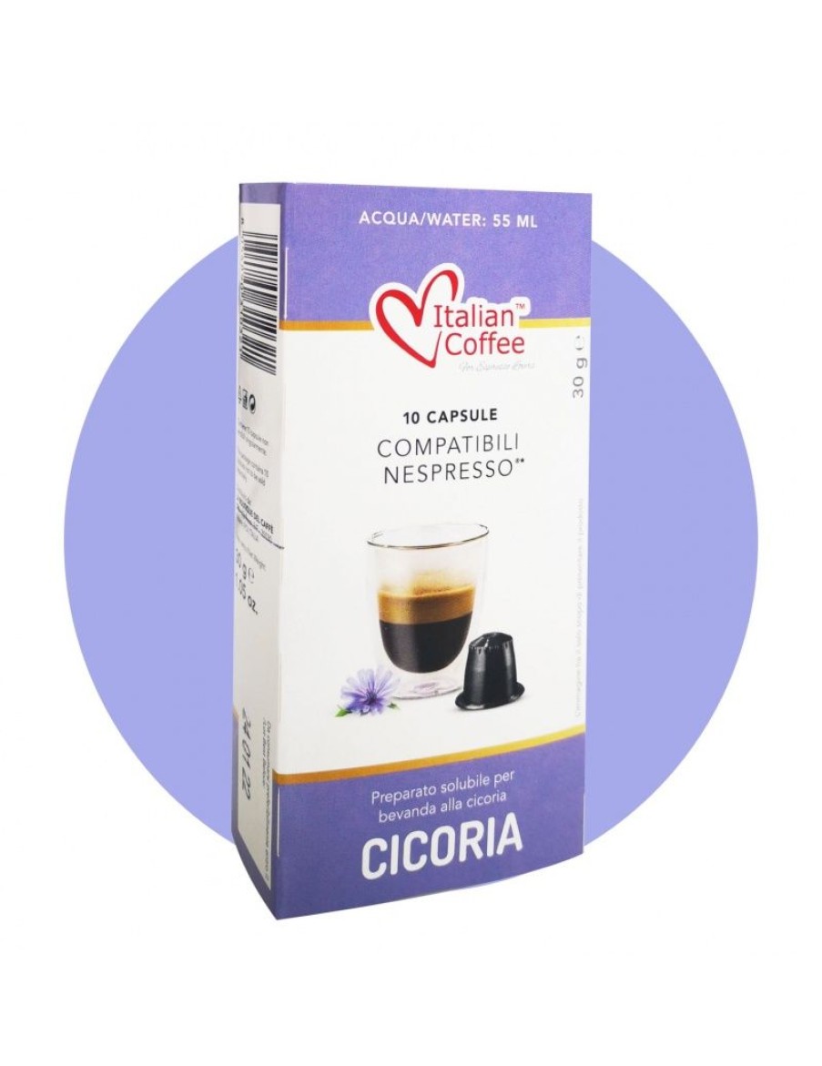 Click Cafe Capsule Compatibili Nespresso | 10 Capsule Nespresso Cicoria