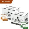 Click Cafe Cialde Caffe | Box 200 Cialde In Carta Filtro Miscela Decaffeinato E Miscela Delicato