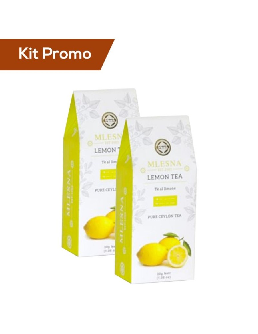 Click Cafe Te E Tisane Regina Di Fiori E Mlesna | Box 2 Confezioni Te Al Limone Mlesna