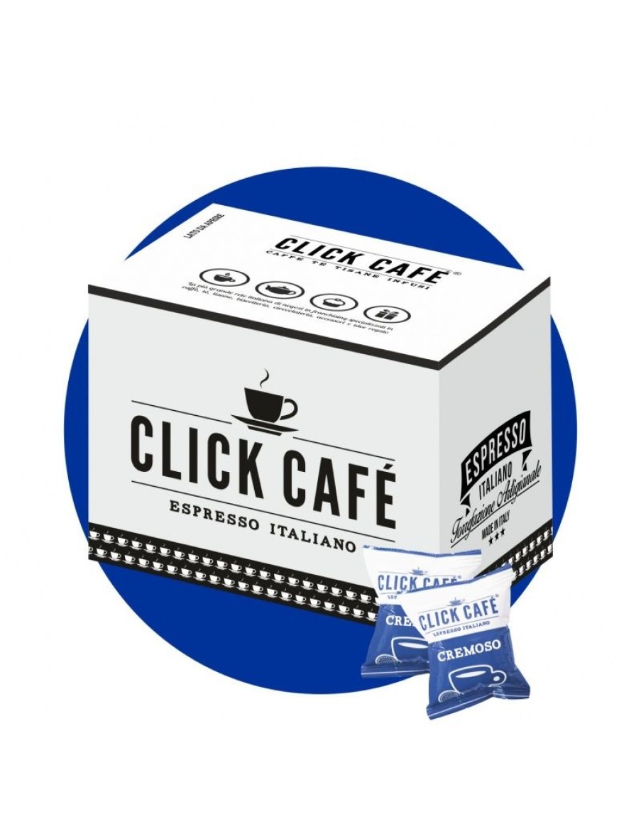 Click Cafe Capsule Compatibili Espresso Point | 100 Capsule Espresso Point Miscela Cremoso