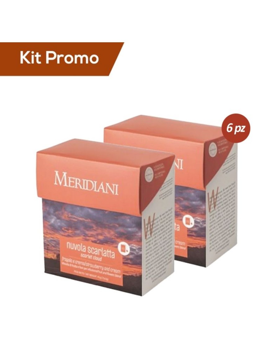 Click Cafe Te E Tisane Meridiani | Box 6 Astucci Infuso Con Fragola E Crema