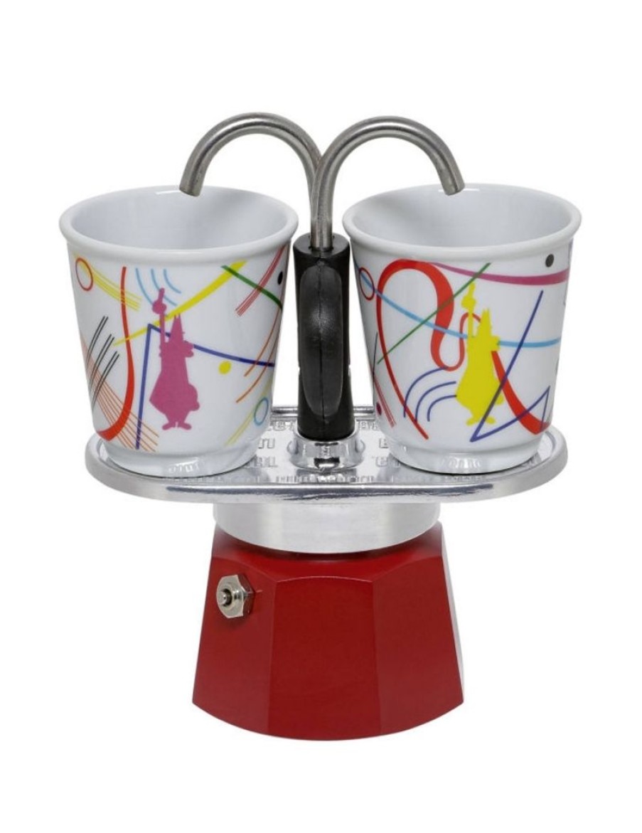 Click Cafe Macchine Moka Per Caffe Macinato | Moka Mini Express Kandinsky2 Tazze