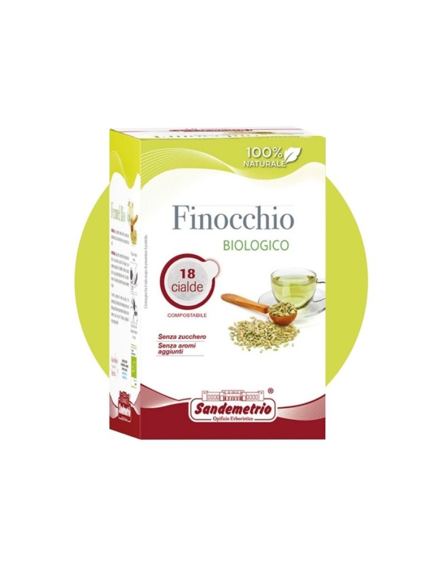 Click Cafe Cialde Caffe | Sandemetrio Infuso Al Finocchio Bio Astuccio 18 Cialde