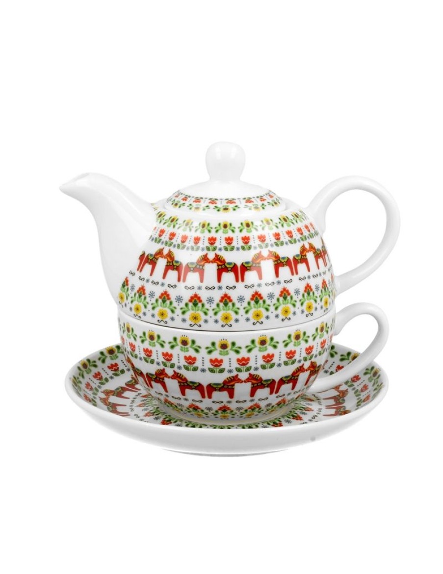 Click Cafe Tazze Da Te E Teiere | Tazza Teiera Ethnic Collection In Confezione Regalo