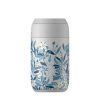 Click Cafe Borracce&Tazze Termiche E Accessori | Tazza Termica Chilly'S 340 Ml Serie 2 Fondo Grigio Con Fiori