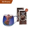 Click Cafe Cioccolato Artigianale | Kit Tazza Mug Natalizia Con Bustine Di Cioccolata Solubile Al Latte