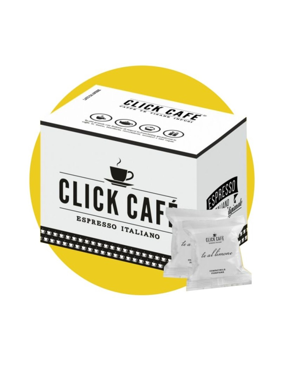 Click Cafe Capsule Compatibili Fior Fiore* Lui Martello | 50 Capsule Te Al Limone Compatibili Fiore