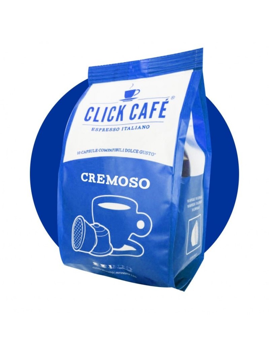 Click Cafe Capsule Compatibili Dolce Gusto | 10 Capsule Cremoso Dolce Gusto Click Cafe