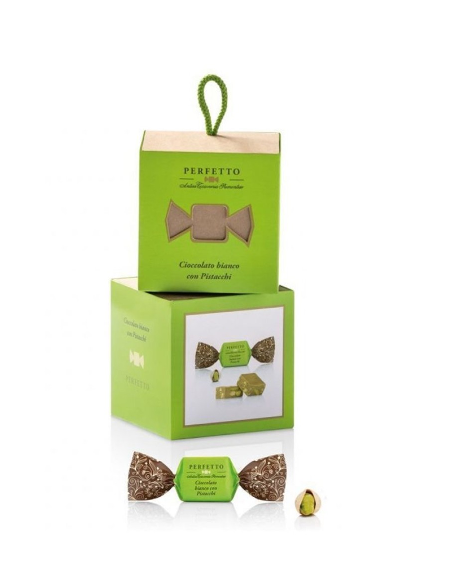 Click Cafe Gluten Free | Cubo Cioccolato Bianco Con Pistacchi Senza Glutine