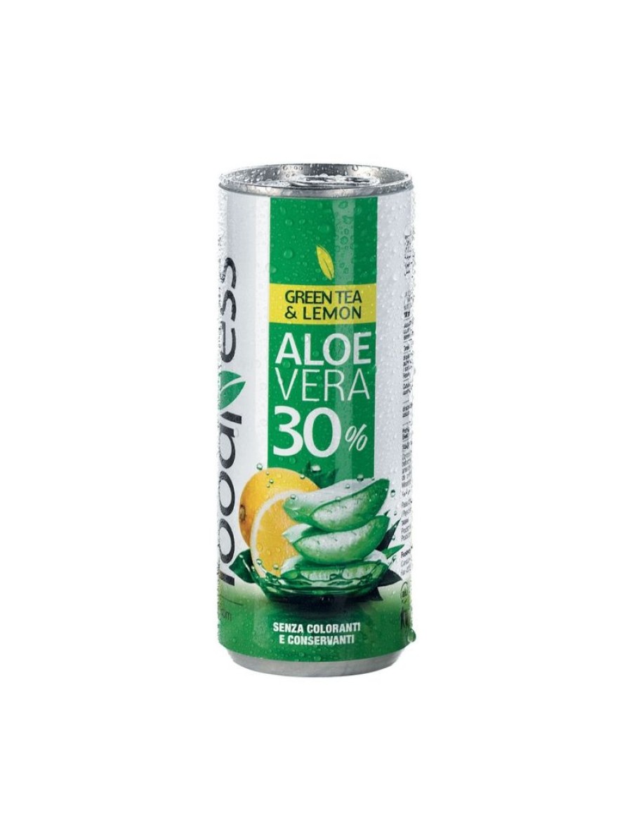 Click Cafe Bevande Energetiche | Aloe Vera Te Verde E Limone Senza Coloranti E Conservanti 250 Ml