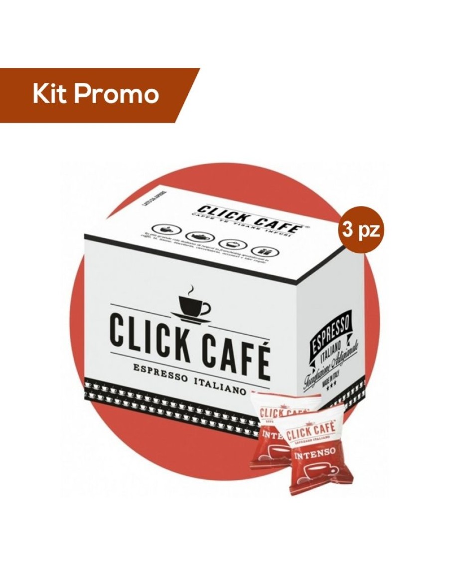 Click Cafe Capsule Compatibili Nespresso | Box 300 Capsule Nespresso Miscela Intenso