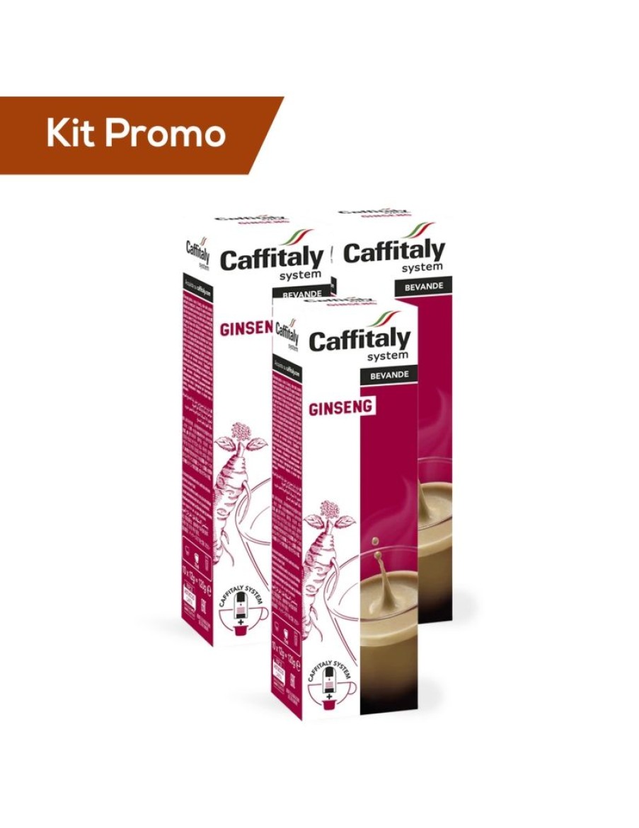 Click Cafe Capsule Caffitaly* Originali | Box 30 Capsule Al Ginseng Caffitaly