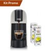 Click Cafe Macchinette Per Caffe In Capsule | Macchina Da Caffe Caffitaly Modello Maia Colore Bianco + 20 Capsule Foodness Zenzero E Limone