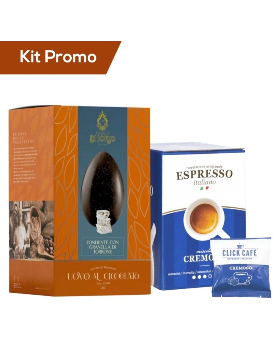 Click Cafe Cialde Caffe | Kit Pasqua - Torrone Fondente