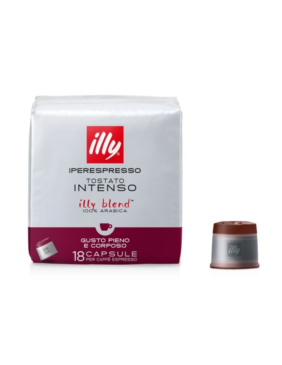 Click Cafe Illy Iperespresso | 18 Capsule Illy Iperespresso Intenso Gusto Pieno E Corposo