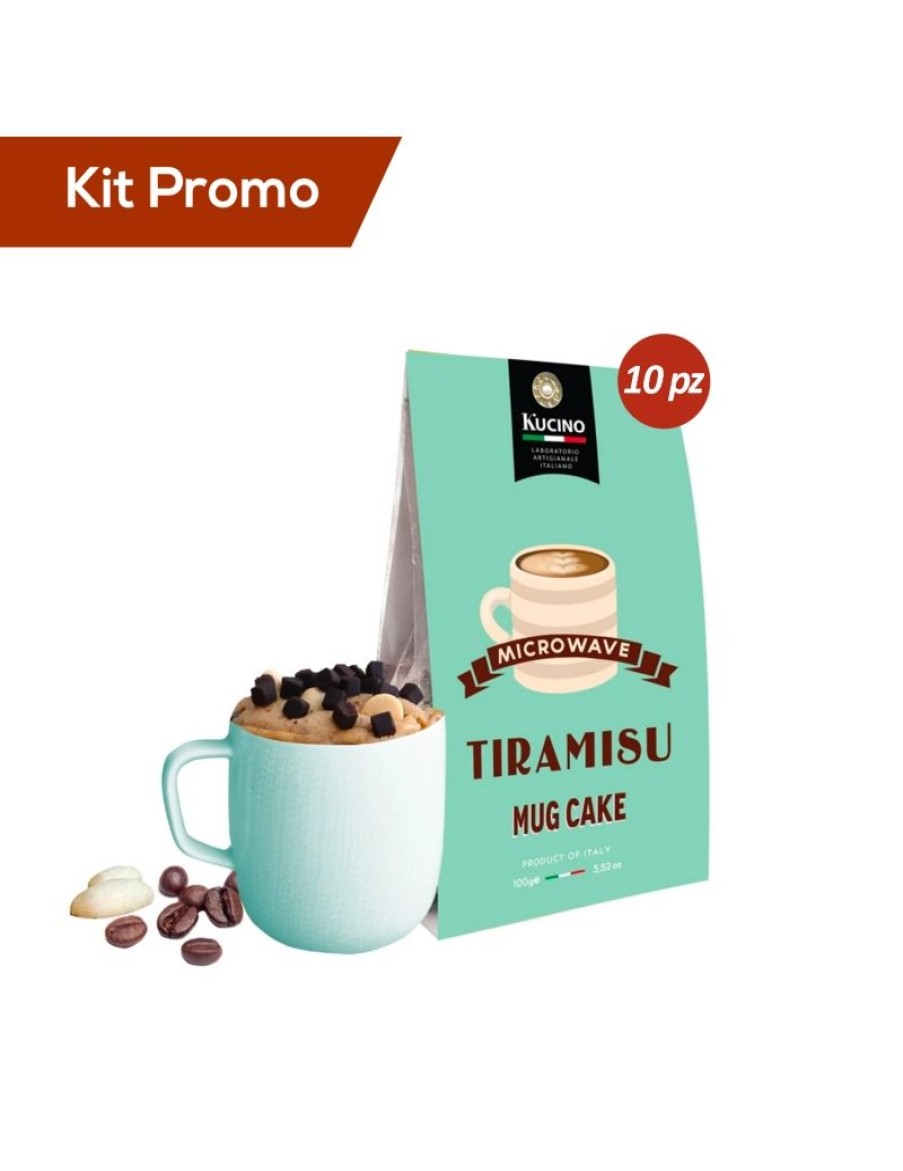 Click Cafe Cioccolato Artigianale | Box 10 Mug Cake Al Gusto Tiramisu