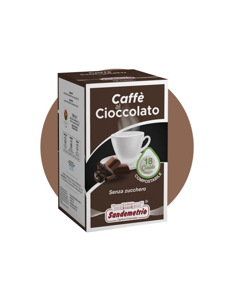 Click Cafe Cialde Caffe | Sandemetrio Astuccio 18 Cialde Caffe Al Cioccolato