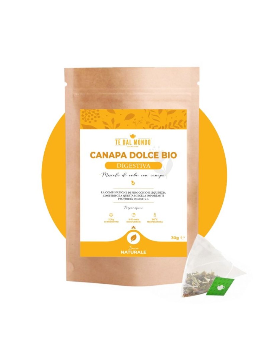 Click Cafe Piramidali Te Dal Mondo | 12 Piramidali Tisana Canapa Dolce Bio Digestiva,In Doypack Bio