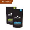 Click Cafe Te Dal Mondo Special Edition | Kit 2 Doypack Te Pu Erh Mini Tuo Cha E Te Milky Oolong