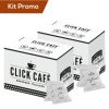 Click Cafe Capsule Compatibili Bialetti* | Box 200 Capsule Click Cafe Miscela Forte E Decaffeinato, Compatibile Bialetti