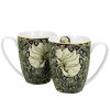 Click Cafe Tazzine Da Caffe E Tazze Mug | Set 2 Mugs William Morris -Pimpernel In Confezione Regalo