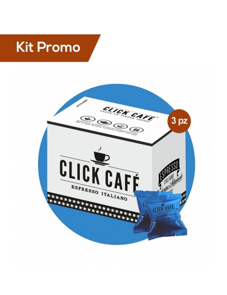 Click Cafe Capsule Compatibili Uno System | Box 300 Capsule Uno System Click Cafe Decaffeinato