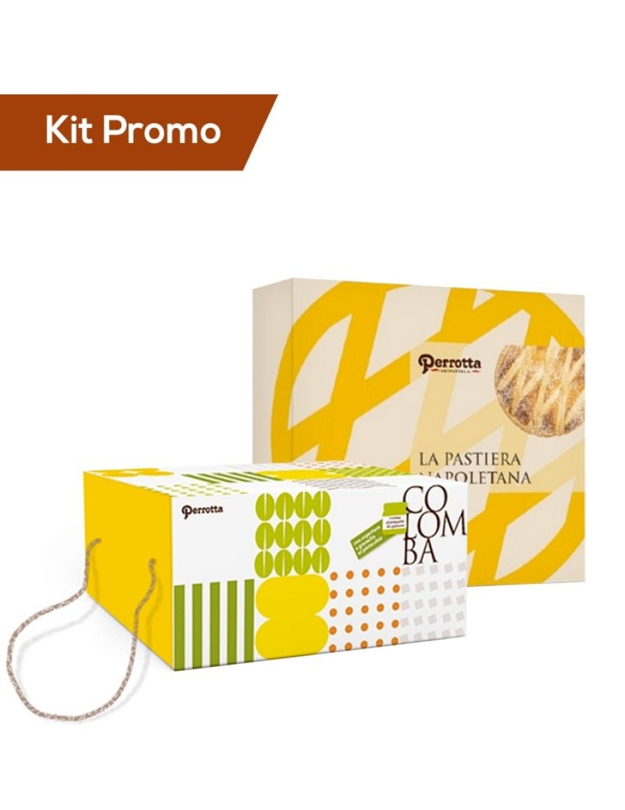 Click Cafe Colombe Pasquali Artigianali | Kit Colomba Al Pistacchio E Pastiera Tradizionale Perrotta