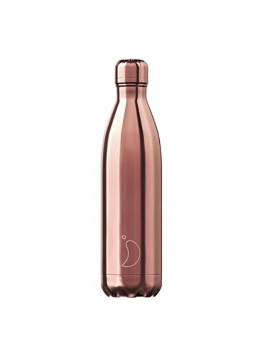 Click Cafe Borracce&Tazze Termiche E Accessori | Chilly'S Bottle Bottiglia Rosa Cromato 750 Ml