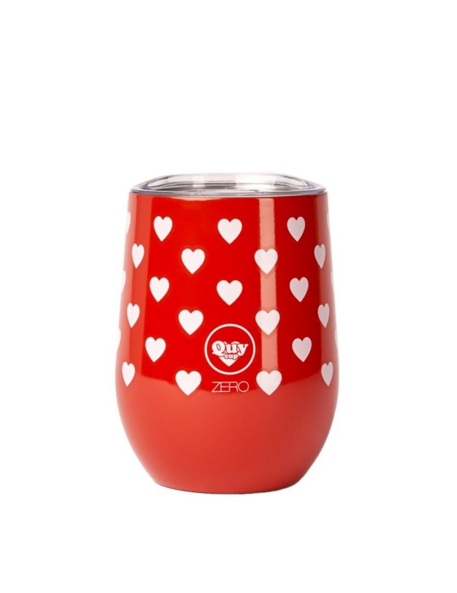 Click Cafe Quy Cup | Bicchiere Termico Quy Cup Cuori 300 Ml