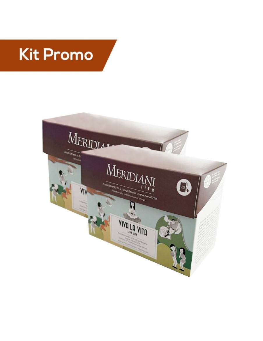 Click Cafe Te E Tisane Meridiani | Box 2 Astucci Meridiani "Vivi La Vita"