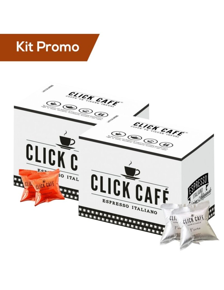 Click Cafe Capsule Compatibili Lavazza* Blue | Box 150 Capsule Miscela Forte E Intenso, Compatibile Lavazza Blue