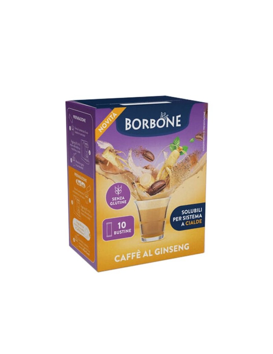 Click Cafe Caffe In Grani Macinato E Solubile | 10 Stick Borbone Per Preparato Solubile Caffe Al Ginseng