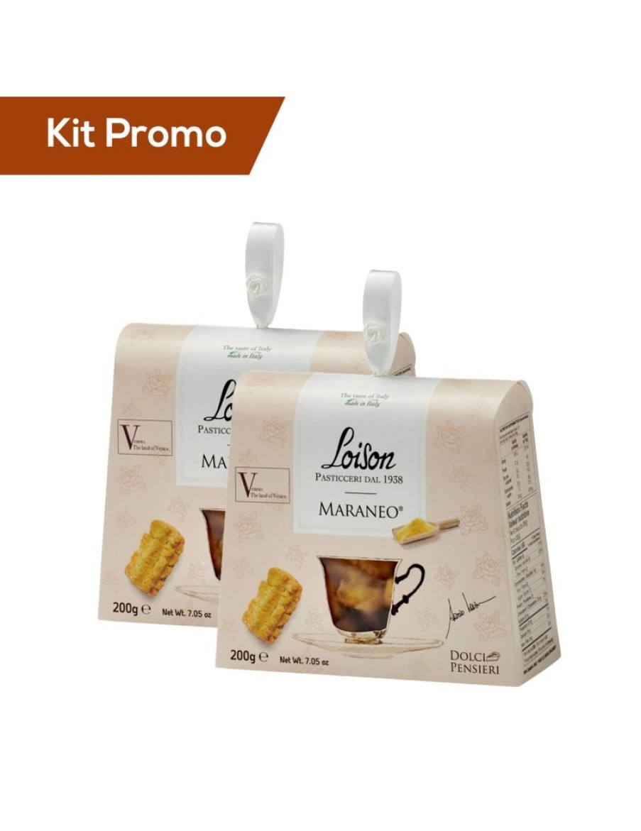 Click Cafe Biscotti Artigianali | Box 2 Astucci Biscotti Maraneo Loison