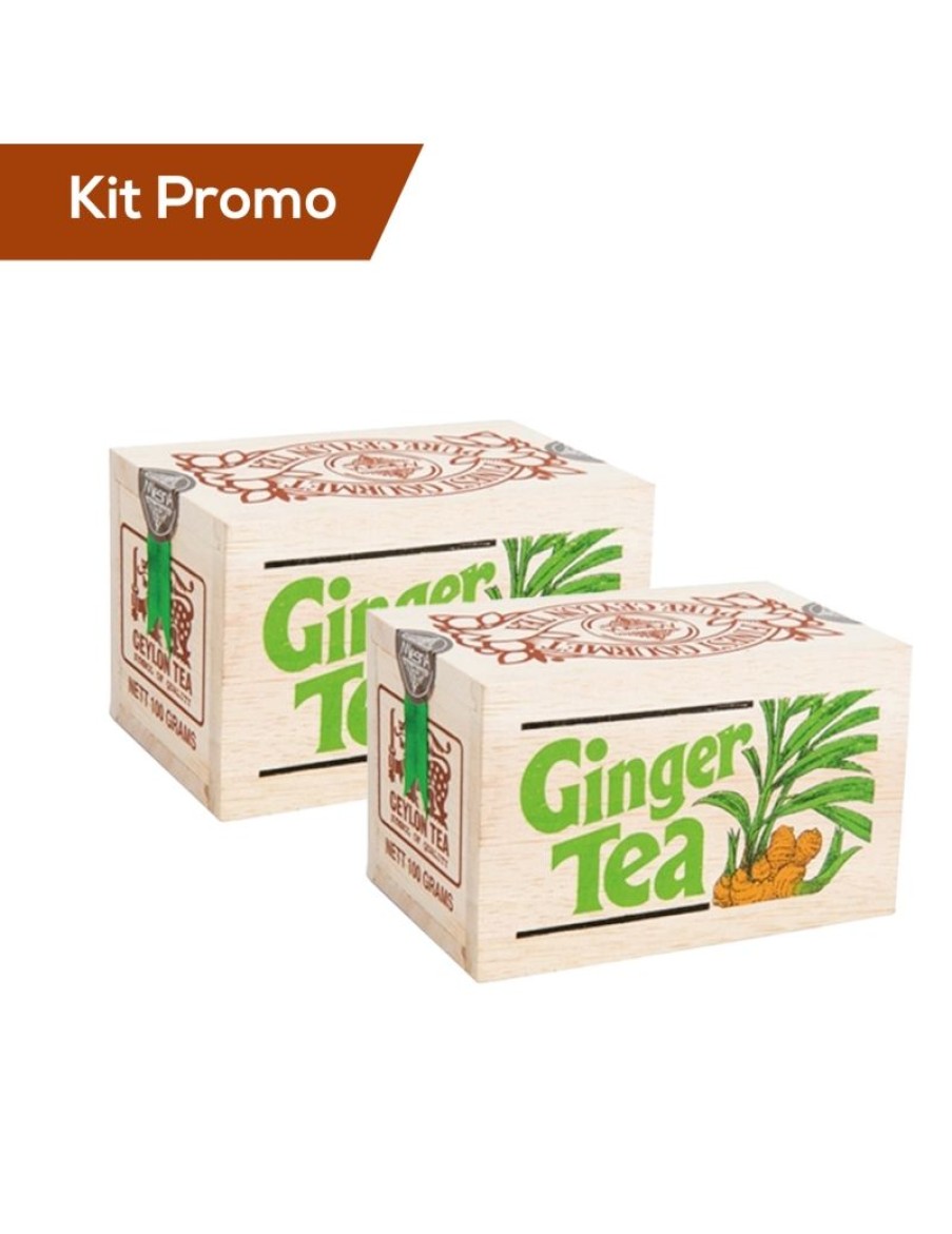 Click Cafe Te E Tisane Regina Di Fiori E Mlesna | Box 2 Scatoline Te Aromatizzato Allo Zenzero