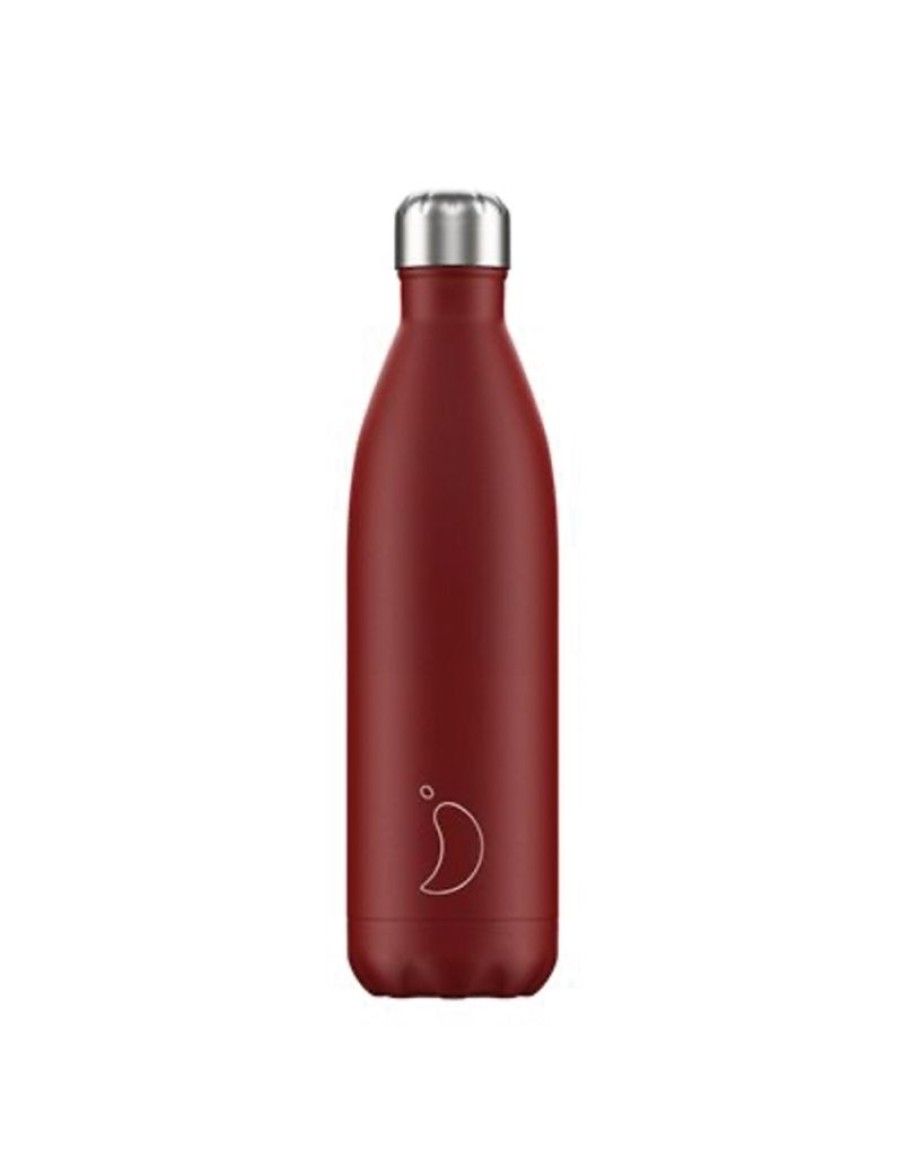 Click Cafe Borracce&Tazze Termiche E Accessori | Chilly'S Bottle Bottiglia Rosso Opaco 750 Ml