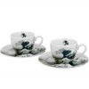 Click Cafe Tazzine Da Caffe E Tazze Mug | Set 2 Tazzine Caffe Con Piattino Hokusai In Confezione Regalo