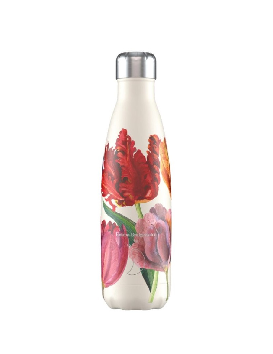 Click Cafe Borracce&Tazze Termiche E Accessori | Chilly'S Bottle Tulipani Emma Bridgewater 500 Ml